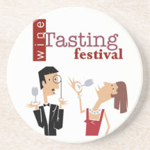 Prácticos de costa del festival de la degustación  posavasos para bebidas