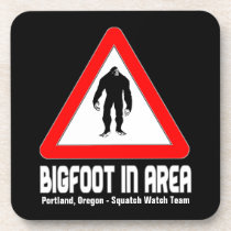 Prácticos de costa divertidos de Sasquatch - BIGFO posavasos de corcho