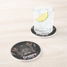 Prácticos de costa gruñones de Puggy Posavasos Cerveza