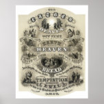 PRAYER VICTORIAN STYLE - 1876 DE SEÑOR POSTER