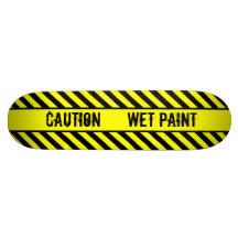 PRECAUCIÓN - PINTURA MOJADA TABLAS DE SKATE