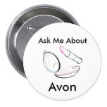 Pregúnteme acerca de Avon - botón redondo