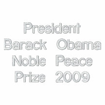 Premio de la paz del noble de Barack Obama 2009 Chaqueta