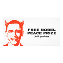 Premio Nobel de la Paz Libre con el purchace Tarjeta Con Foto Personalizada