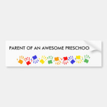 ¡Preschooler impresionante! Pegatina De Parachoque