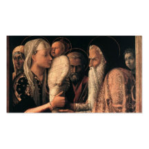 Presentación de Cristo en el templo C. 1465-66 Tarjeta De Negocio