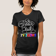 Presentador de noticias de la TV Camisetas