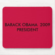 PRESIDENTE 2009   DE BARACK OBAMA TAPETE DE RATÓN