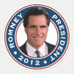 Presidente 2012 de Mitt Romney Pegatinas