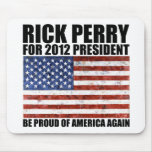 Presidente 2012 de Rick Perry Alfombrillas De Ratón