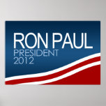 Presidente 2012 de Ron Paul Poster