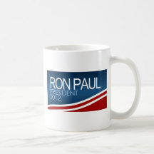 Presidente 2012 de Ron Paul Tazas De Café