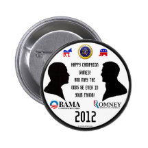Presidente 2012politica de los juegos de la campañ pins