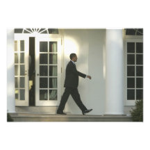 Presidente Barack en pensamiento profundo como él  Arte Fotografico
