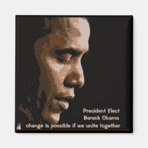 Presidente Barack Obama 2009 Imán Para Frigorifico