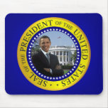 Presidente Barack Obama Mousepad - azul Tapete De Ratones