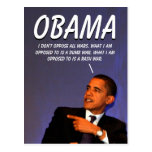 Presidente Barack Obama Postal
