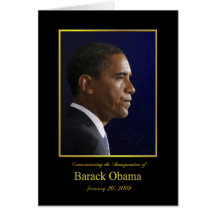 Presidente Barack Obama - tarjeta de felicitación 