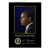 Presidente Barack Obama - tarjeta de felicitación 