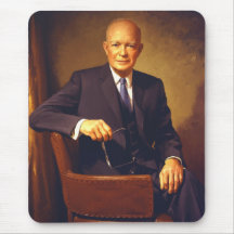 Presidente Eisenhower Painting Alfombrillas De Ratones