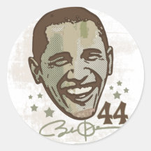 presidente elegante 44 pegatinas de obama
