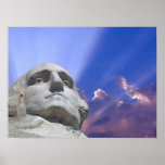 Presidente George Washington, el monte Rushmore Poster