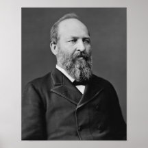 Presidente James Garfield Poster