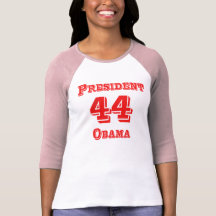 Presidente Obama 44 Camisetas