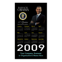 Presidente Obama - calendario del bolsillo de la t