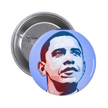 Presidente Obama, cambio ahora es botón Pins
