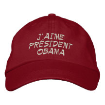 Presidente Obama Commemorative Souvenirs Gorra Bordada