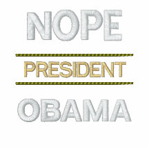 Presidente OBAMA de NOPE Sudadera Bordada Con Capucha