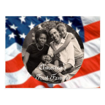 Presidente Obama First Family Keepsake Tarjetas Postales