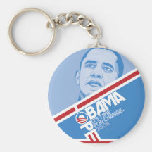 Presidente Obama HOPE Llaveros Personalizados