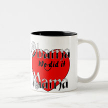 Presidente Obama Mug Tazas