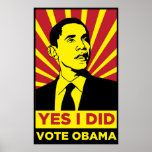 Presidente Obama Poster