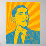 Presidente Obama Poster del vintage