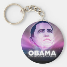 Presidente Obama PRESIDENTE del ESPACIO Llavero