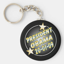 Presidente Obama Presidential Inauguration Llaveros Personalizados