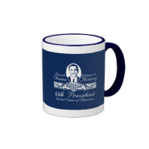 Presidente Obama Victory Mug Taza