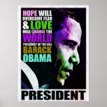 Presidente Obama VIntage Poster