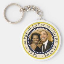 Presidente Obama y primera señora Michelle Llavero Personalizado