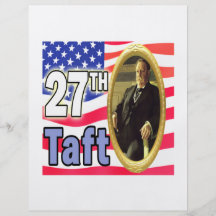 Presidente Taft Flyer Personalizado