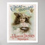 Pri del arte de publicidad del caramelo de chocola poster