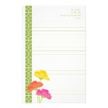 Primavera en la floración papelería personalizada