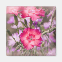 Primavera floral iman de frigorífico