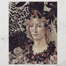 Primavera (Primavera) por Botticelli Sandro Tarjetas Publicitarias