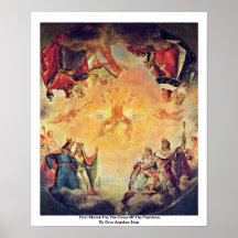 Primer bosquejo para la bóveda del panteón poster