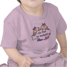 Primer cumpleaños de los chicas gemelos camisetas