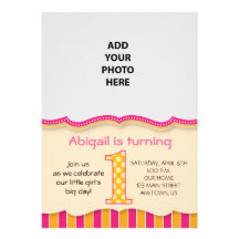 Primer cumpleaños lindo de los chicas rosados/anar anuncios personalizados